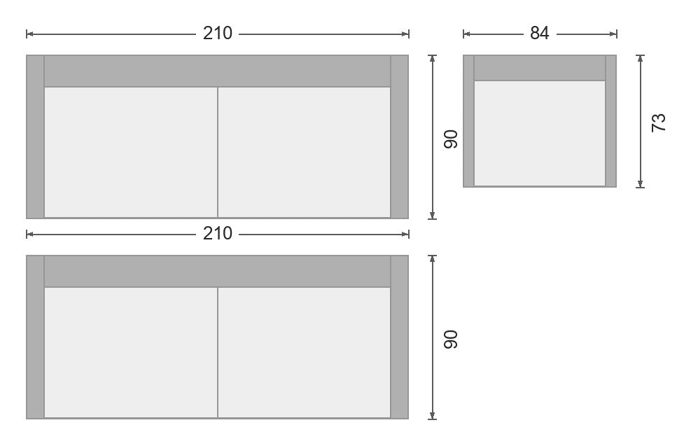OIKO L – 2x trosed + fotelj