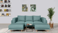 Zina / ZI-70: Pastel Blue / Snemljive prevleke