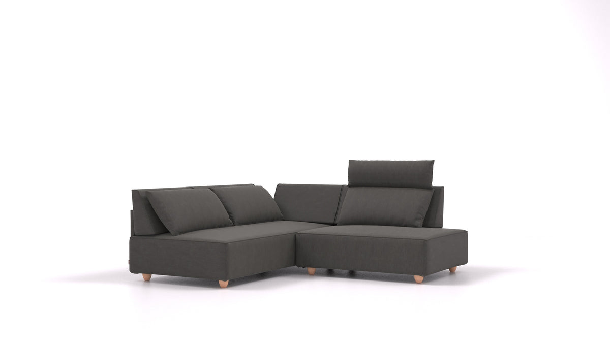 CasCais TV – Mollia FF-12: Dark Grey, svetle nogice