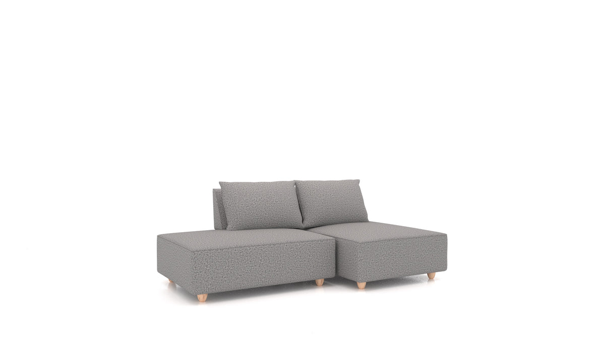 CasCais VV – Hygge HG-92: Medium Grey, svetle nogice