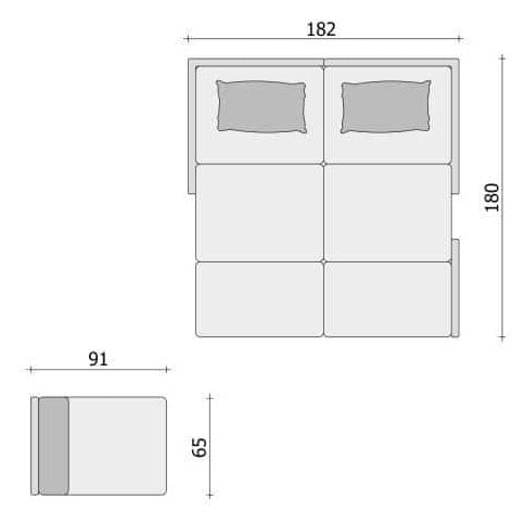 Clooods 3S2+ &ndash; Zakonsko ležišče + Naslonjač