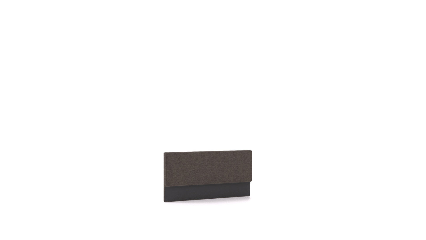 CasCais D naslon, naslon FEYDOM v tkanini Velare ET-12 Dark Grey, pogled od spredaj