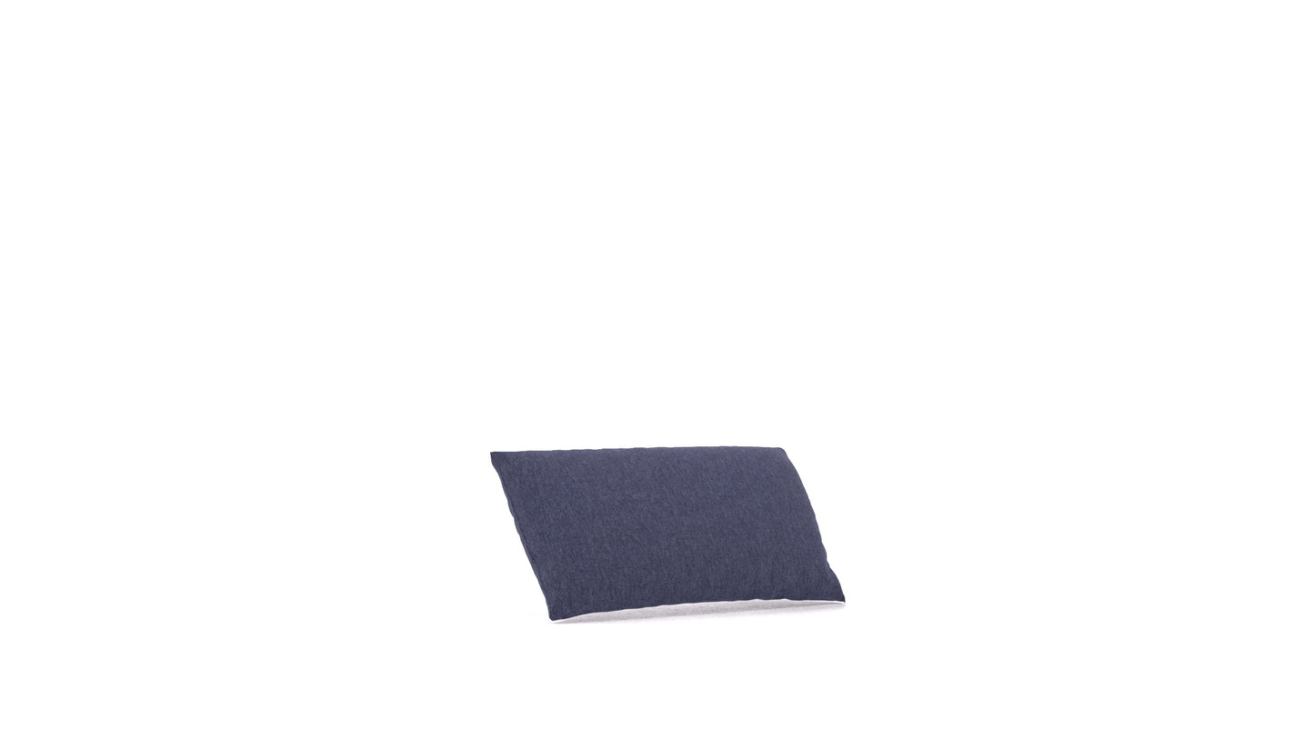 Cascais PB blazina, blazina FEYDOM v tkanini Velare ET-80 Noble Blue, pogled od spredaj