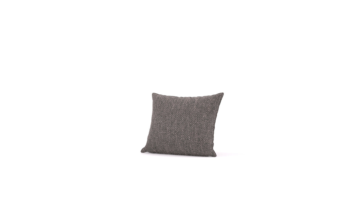 Diagon mala blazina, blazina FEYDOM v tkanini Alure DE-92 Middle Grey, pogled od spredaj
