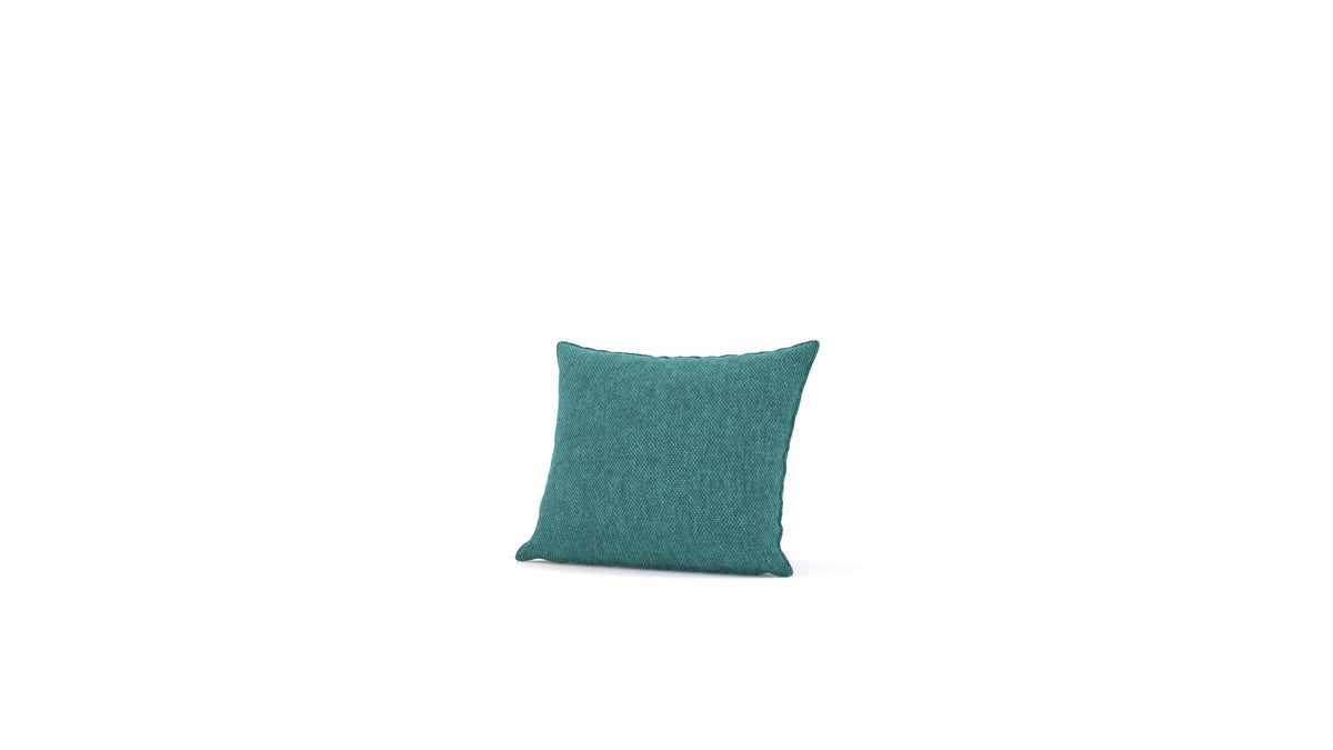 Diagon mala blazina, blazina FEYDOM v tkanini Velare ET-16 Turquoise, pogled od spredaj