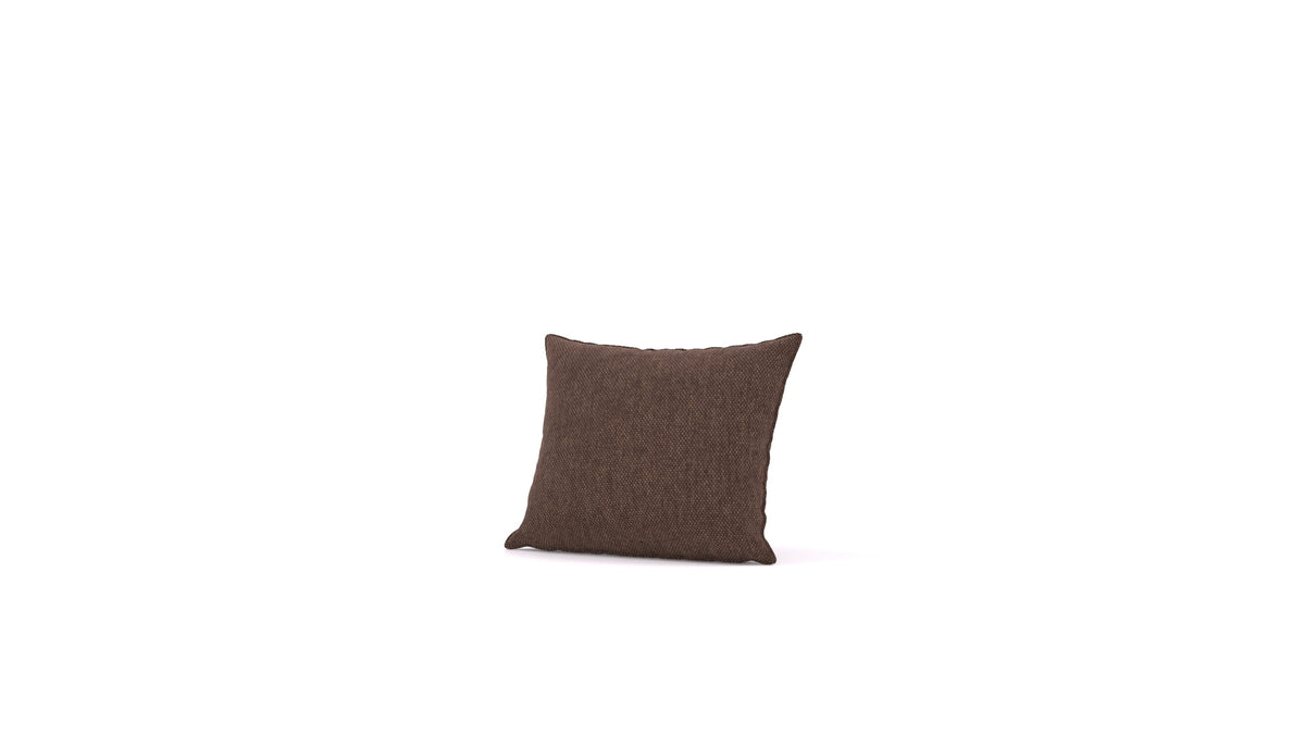 Diagon mala blazina, blazina FEYDOM v tkanini Velare ET-27 Chocolate, pogled od spredaj