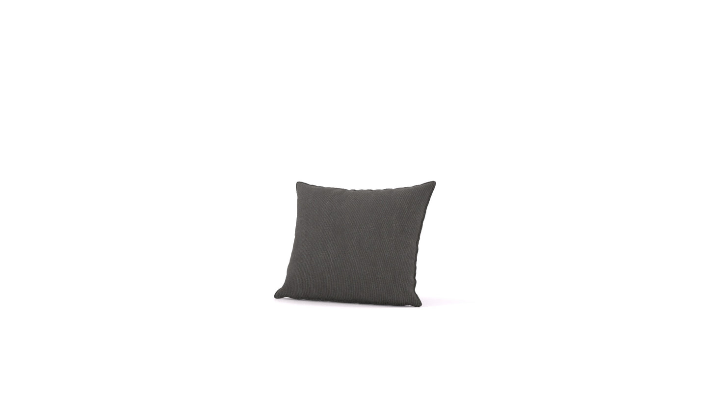Diagon mala blazina, blazina FEYDOM v tkanini Mollia FF-12 Dark Grey, pogled od spredaj