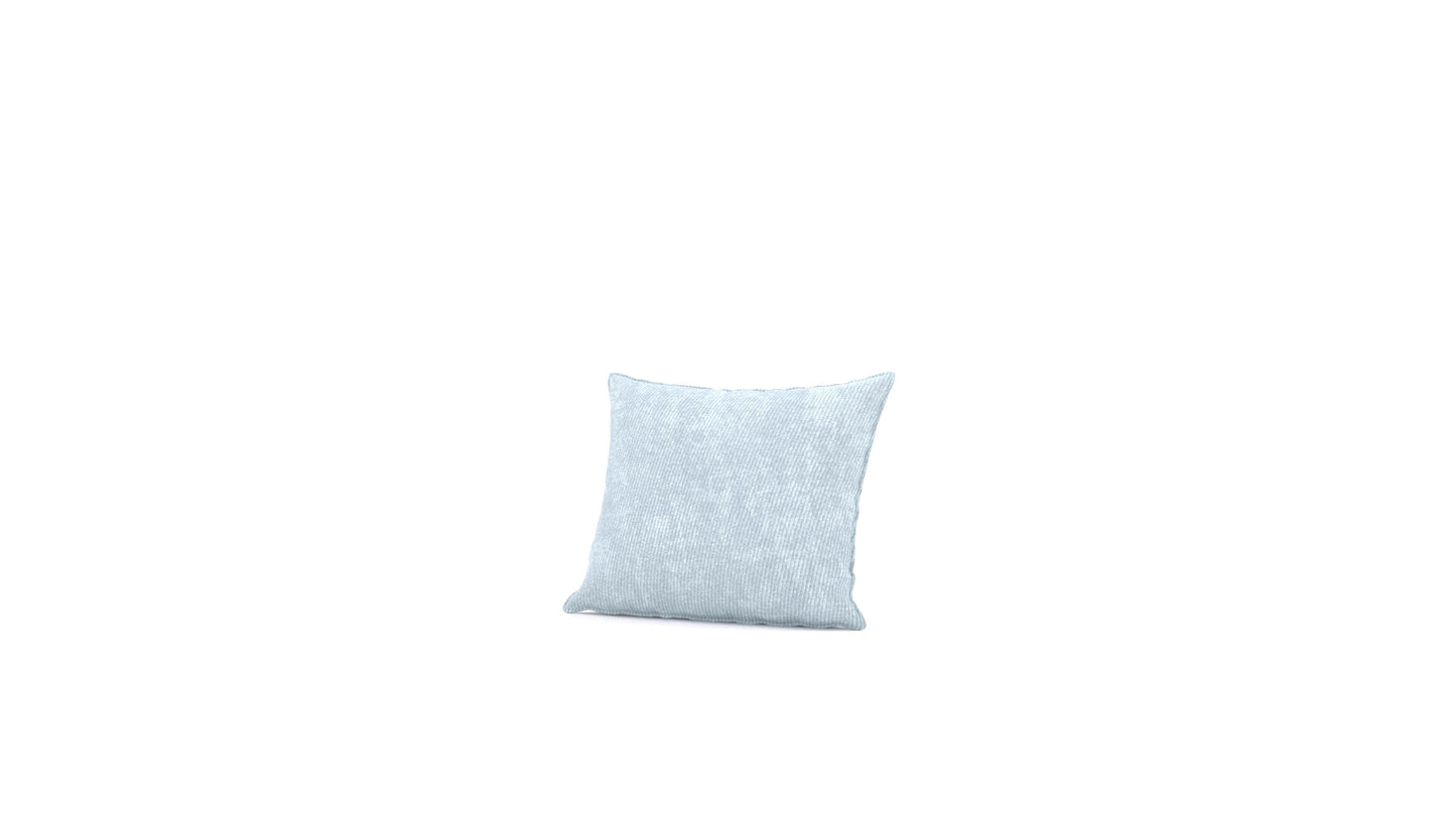 Diagon mala blazina, blazina FEYDOM v tkanini Mollia FF-19 Pastel Blue, pogled od spredaj