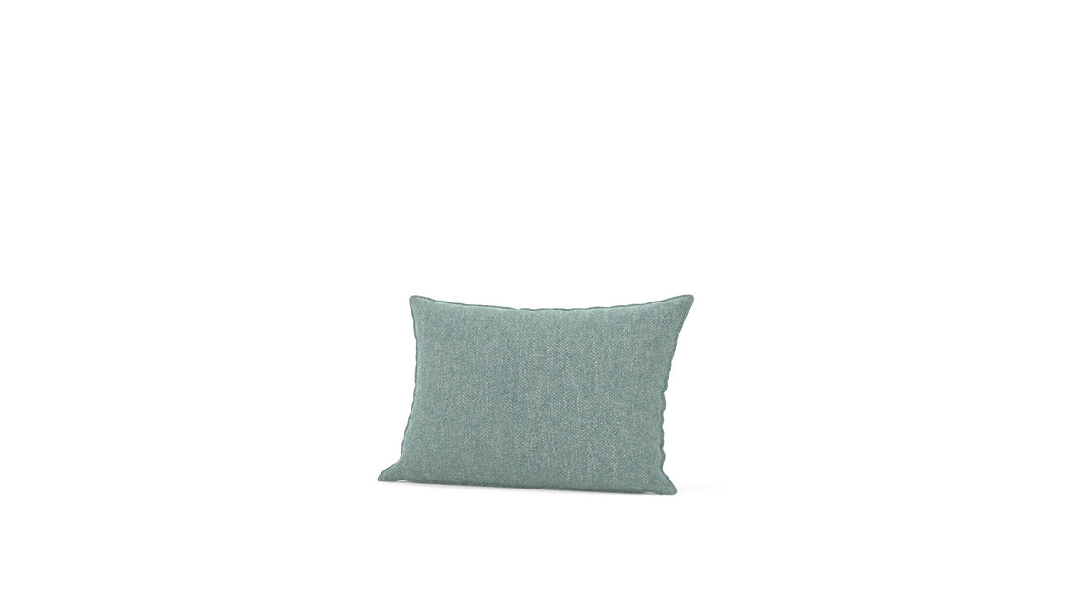 Diagon srednja blazina, blazina FEYDOM v tkanini Alure DE-75 Pastel Blue, pogled od spredaj
