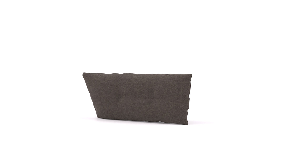 Diagon velika blazina, blazina FEYDOM v tkanini Velare ET-12 Dark Grey, pogled od spredaj