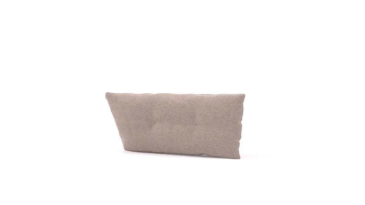Diagon velika blazina, blazina FEYDOM v tkanini Velare ET-15 Light Grey, pogled od spredaj