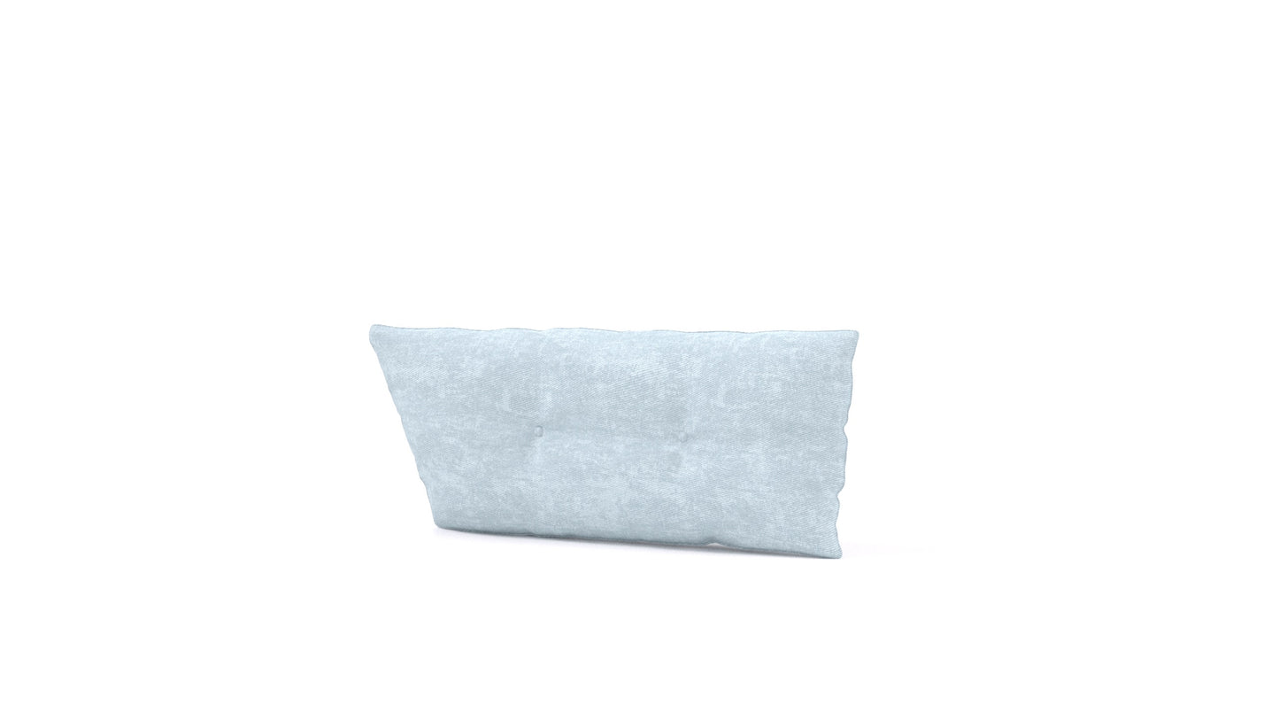 Diagon velika blazina, blazina FEYDOM v tkanini Mollia FF-19 Pastel Blue, pogled od spredaj