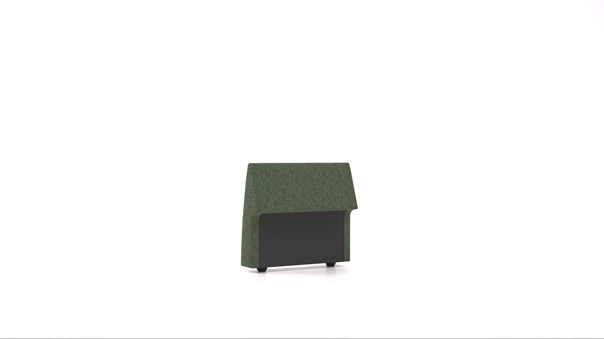 Matacao3 H75, element modularne sedežne FEYDOM v tkanini Icon IC-39 Forest, pogled od spredaj