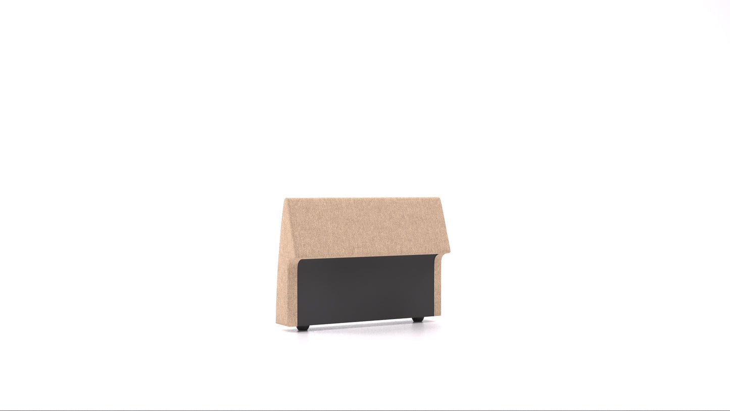 Matacao3 H95, element modularne sedežne FEYDOM v tkanini Velare ET-99 Latte, pogled od spredaj