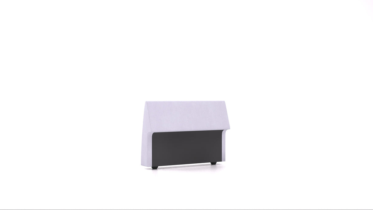 Matacao3 H95, element modularne sedežne FEYDOM v tkanini Mollia FF-17 Lavander, pogled od spredaj