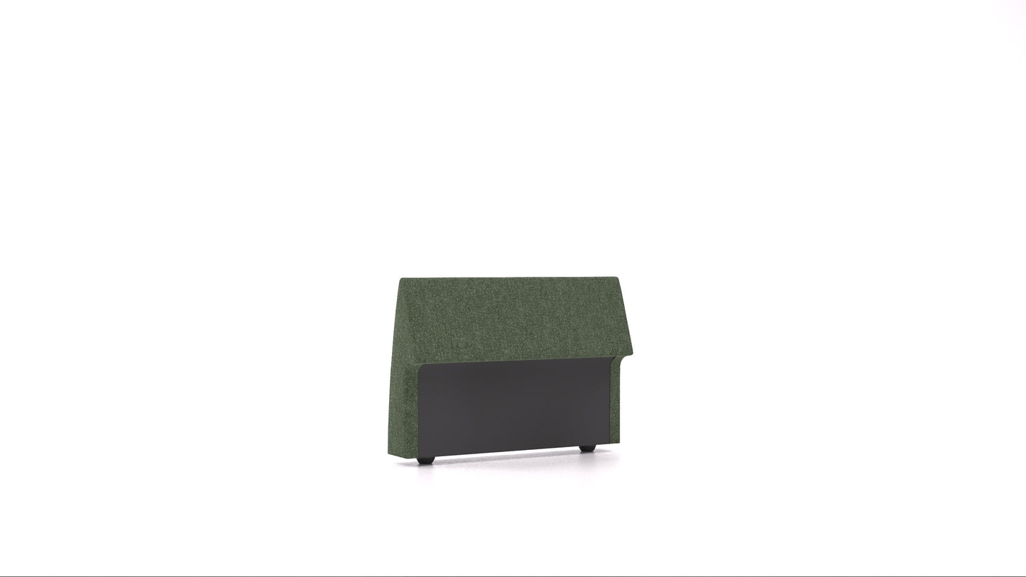 Matacao3 H95, element modularne sedežne FEYDOM v tkanini Icon IC-39 Forest, pogled od spredaj