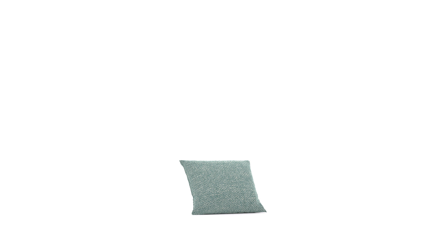 Matacao3 P40, element modularne sedežne FEYDOM v tkanini Alure DE-75 Pastel Blue, pogled od spredaj