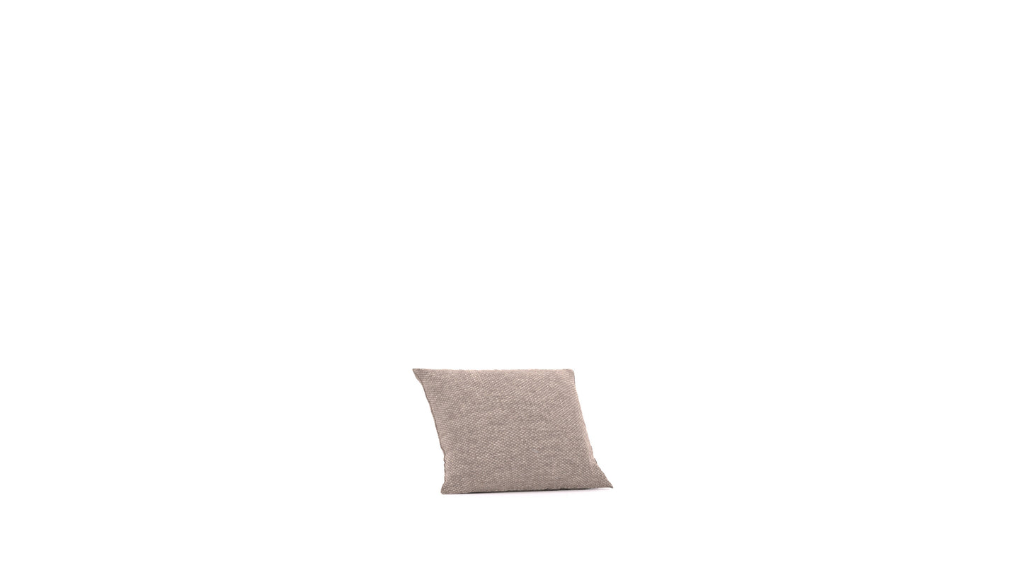 Matacao3 P40, element modularne sedežne FEYDOM v tkanini Velare ET-15 Light Grey, pogled od spredaj