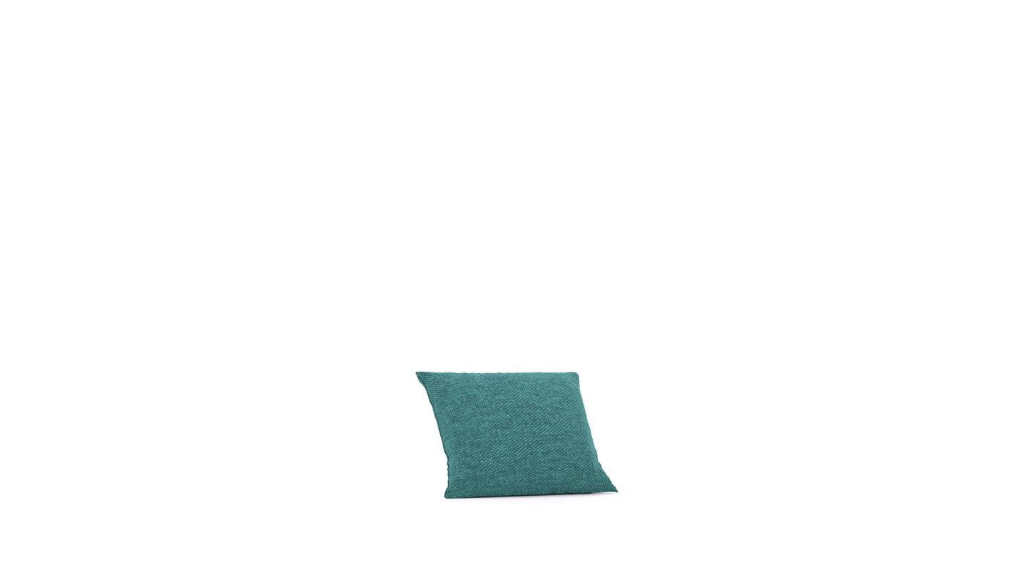 Matacao3 P40, element modularne sedežne FEYDOM v tkanini Velare ET-16 Turquoise, pogled od spredaj