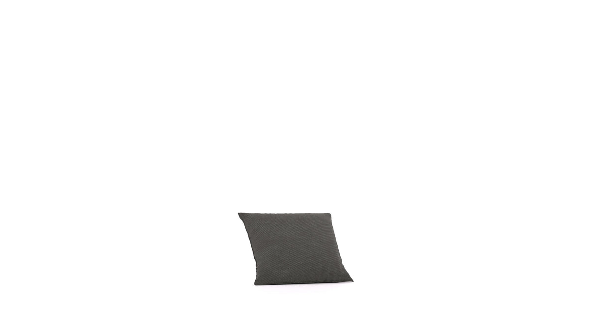 Matacao3 P40, element modularne sedežne FEYDOM v tkanini Mollia FF-12 Dark Grey, pogled od spredaj