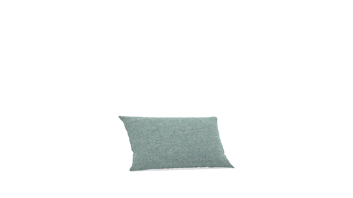 Matacao3 P50, element modularne sedežne FEYDOM v tkanini Alure DE-75 Pastel Blue, pogled od spredaj