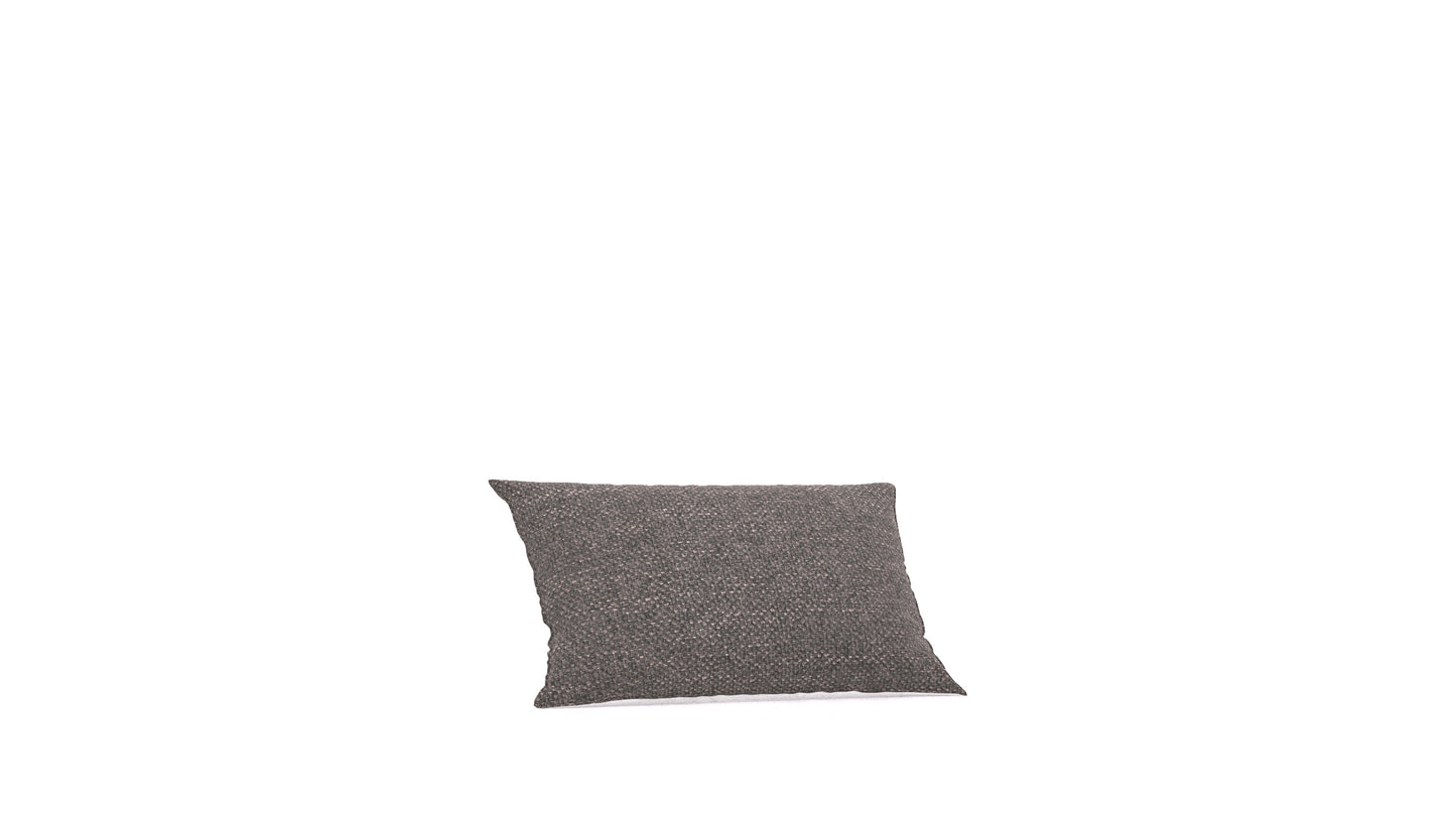Matacao3 P50, element modularne sedežne FEYDOM v tkanini Alure DE-92 Middle Grey, pogled od spredaj