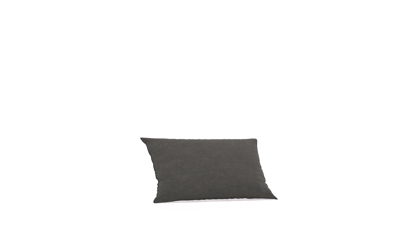 Matacao3 P50, element modularne sedežne FEYDOM v tkanini Mollia FF-12 Dark Grey, pogled od spredaj