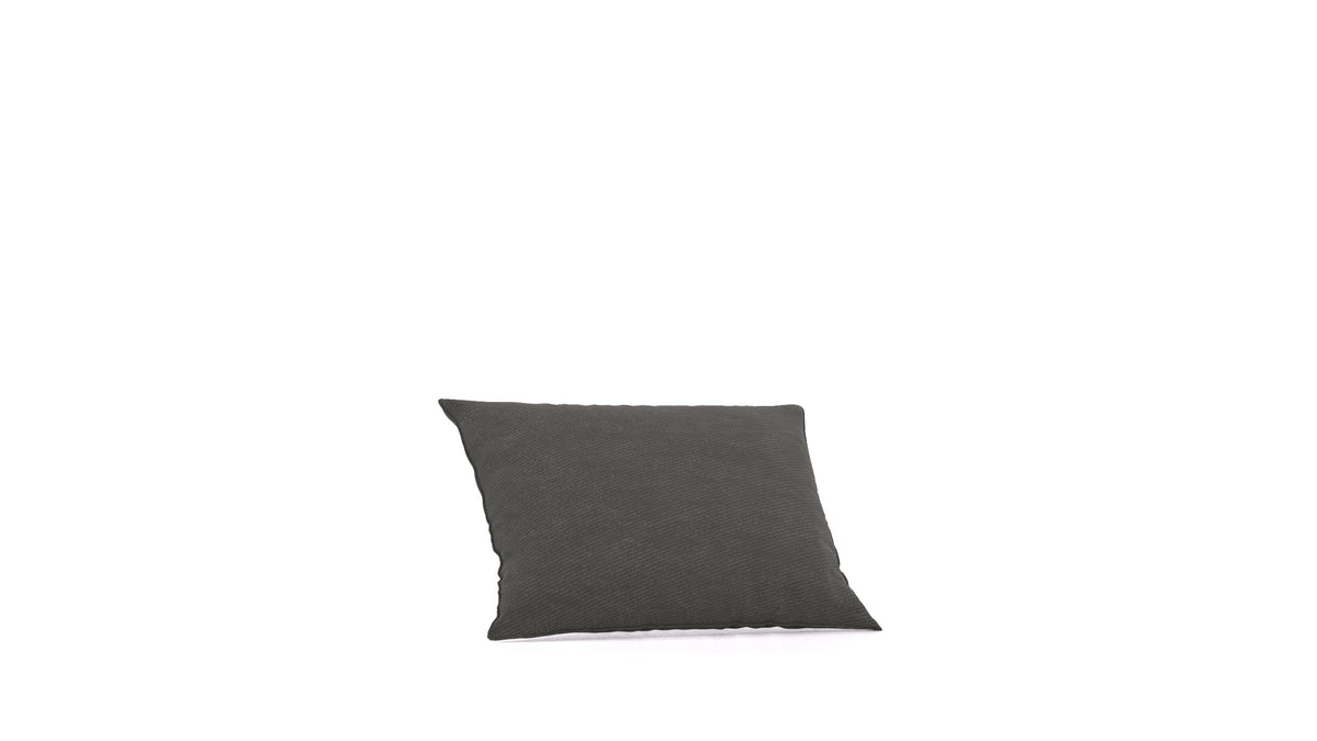 Matacao3 P65, element modularne sedežne FEYDOM v tkanini Mollia FF-12 Dark Grey, pogled od spredaj