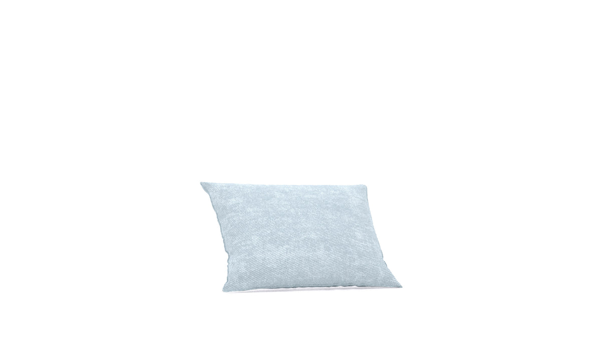 Matacao3 P65, element modularne sedežne FEYDOM v tkanini Mollia FF-19 Pastel Blue, pogled od spredaj