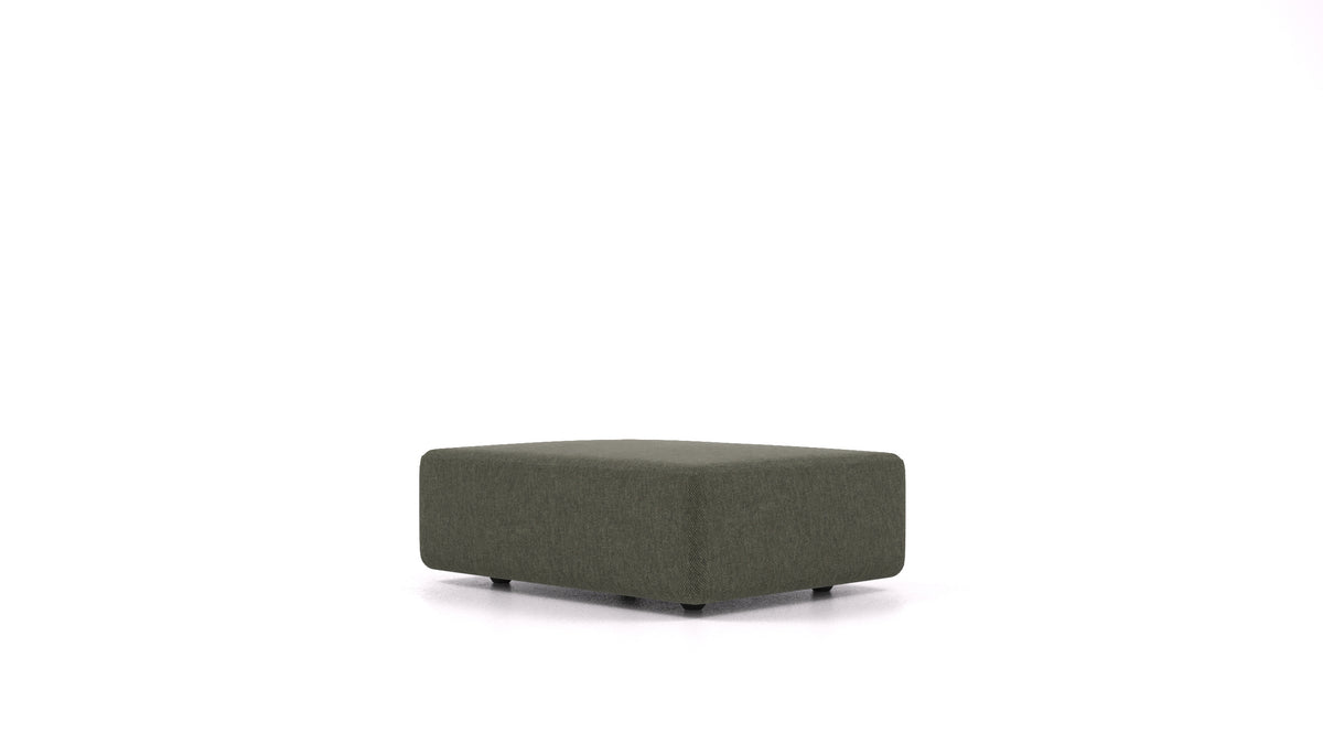 Matacao3 SD, element modularne sedežne FEYDOM v tkanini Velare ET-38 Pine, pogled od spredaj