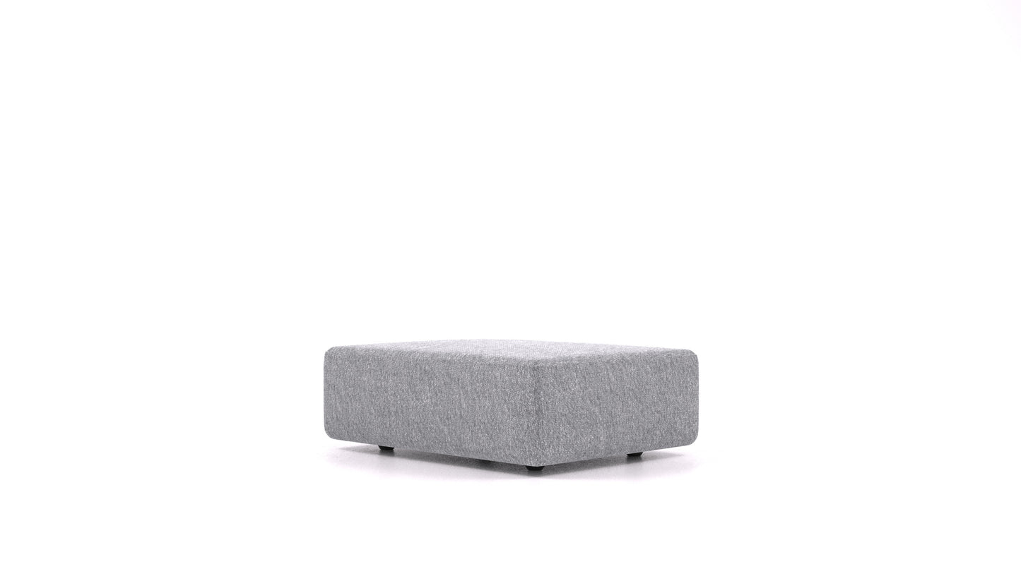 Matacao3 SD, element modularne sedežne FEYDOM v tkanini Phoenix FE-92 Dark Grey, pogled od spredaj