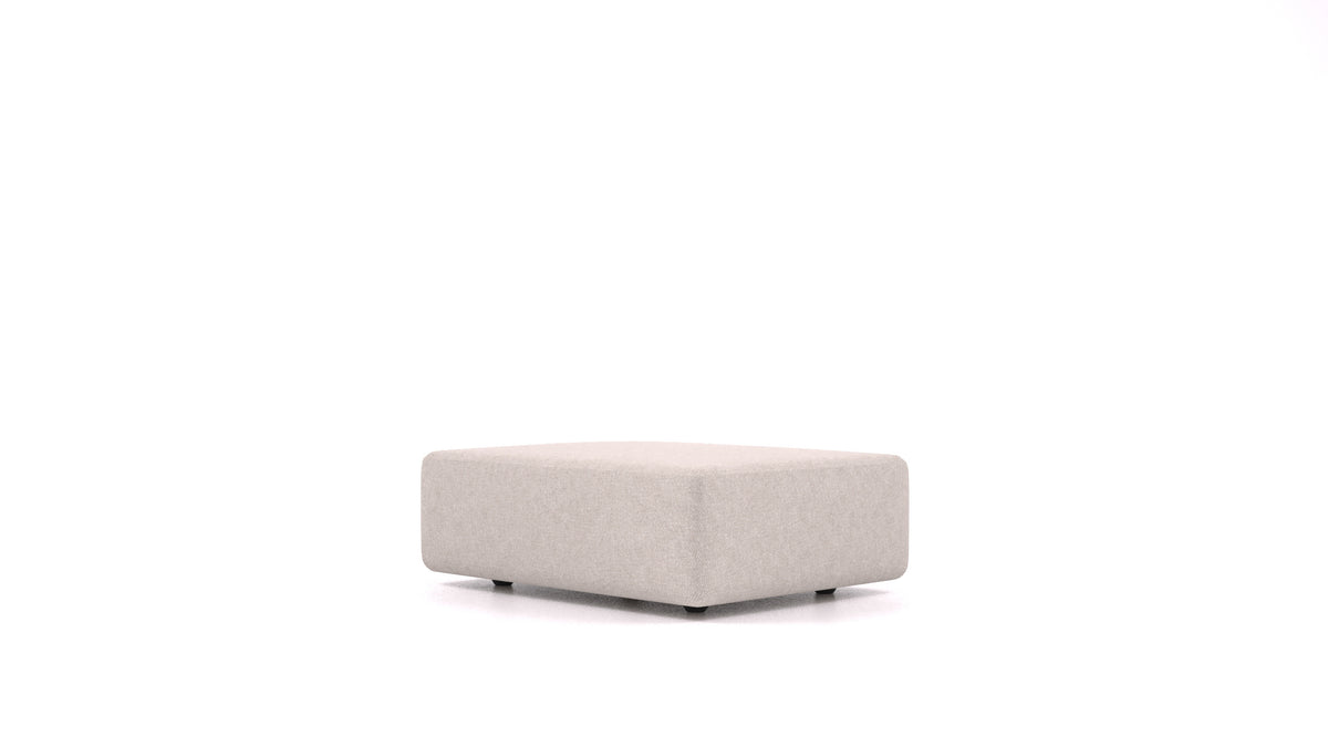 Matacao3 SD, element modularne sedežne FEYDOM v tkanini Icon IC-02 Natur, pogled od spredaj