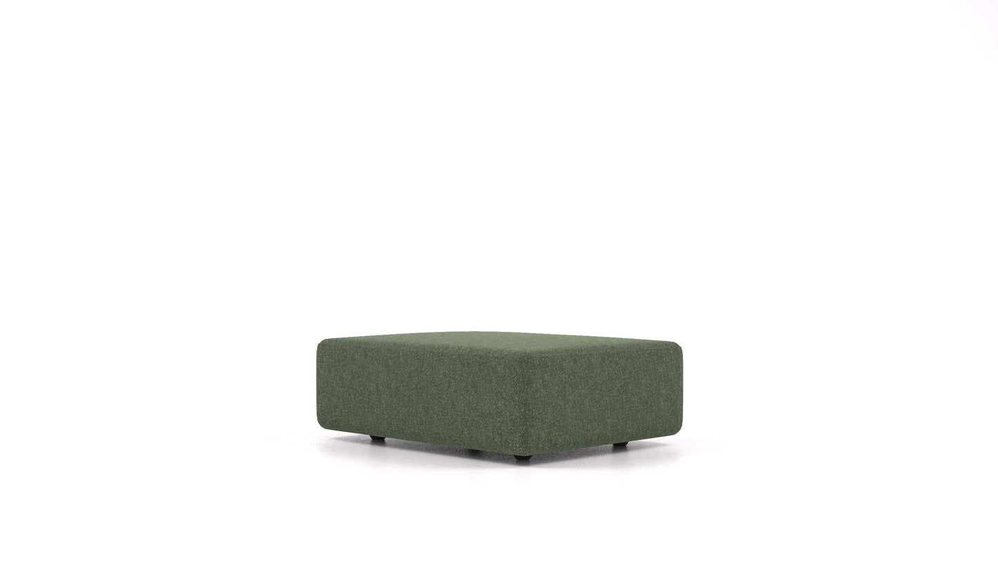 Matacao3 SD, element modularne sedežne FEYDOM v tkanini Icon IC-39 Forest, pogled od spredaj