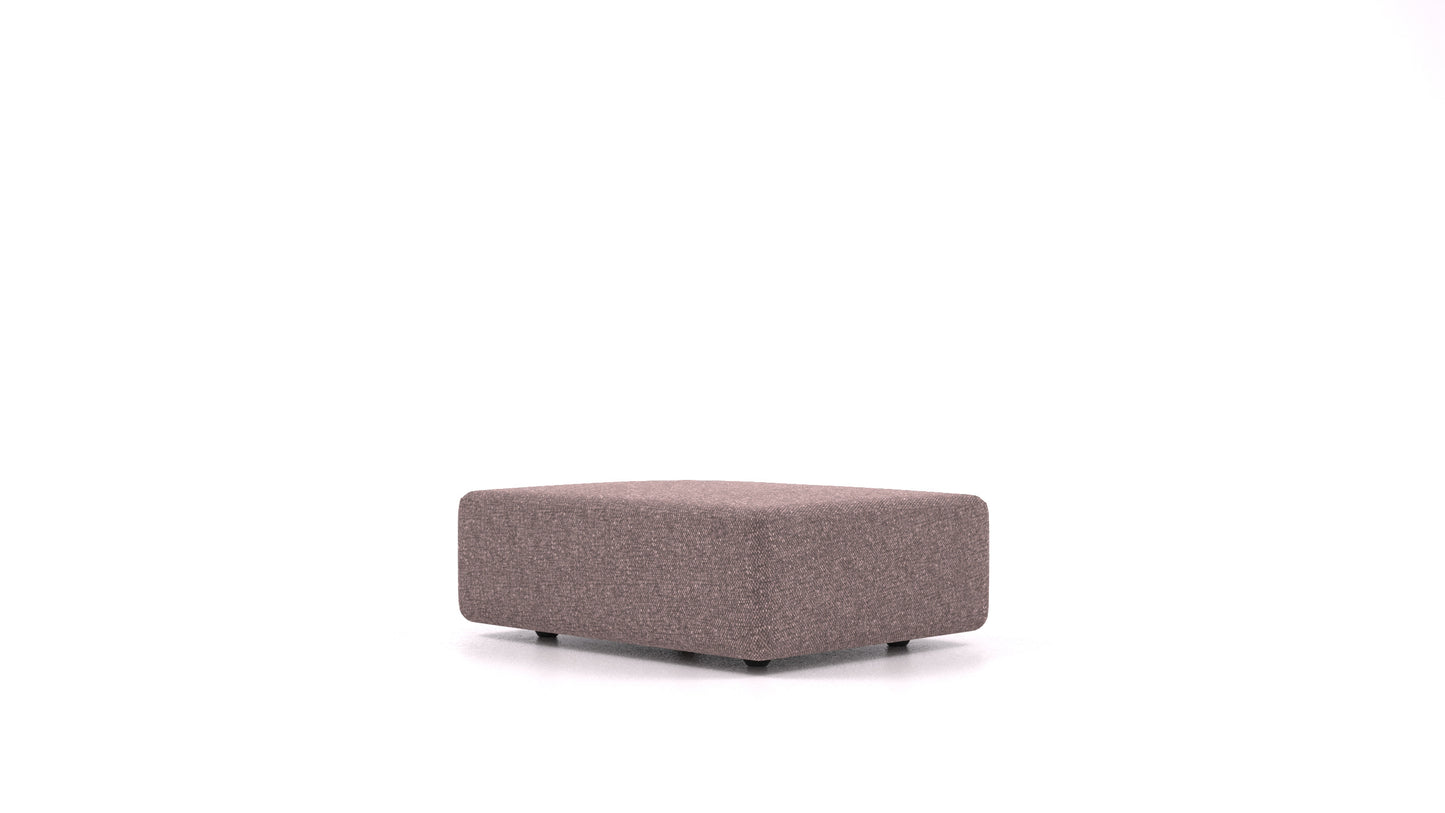 Matacao3 SD, element modularne sedežne FEYDOM v tkanini Icon IC-69 Marmo, pogled od spredaj