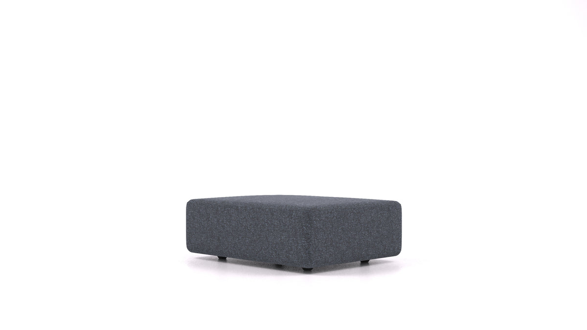 Matacao3 SD, element modularne sedežne FEYDOM v tkanini Icon IC-79 Deep Blue, pogled od spredaj