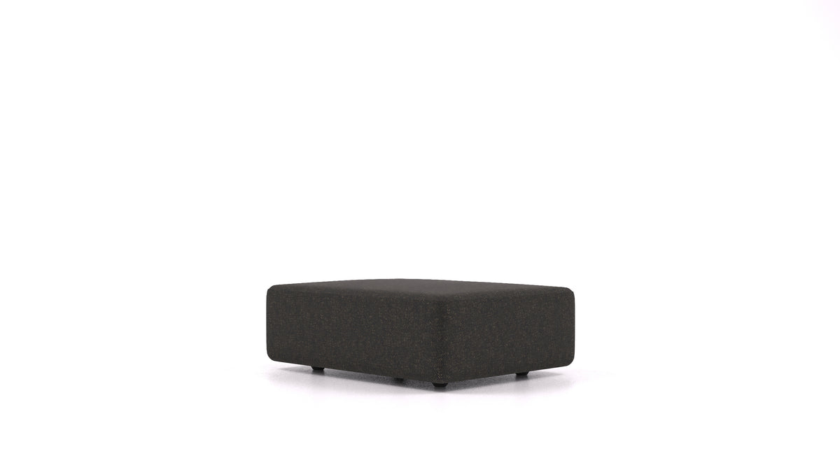 Matacao3 SD, element modularne sedežne FEYDOM v tkanini Icon IC-99 Umbra, pogled od spredaj
