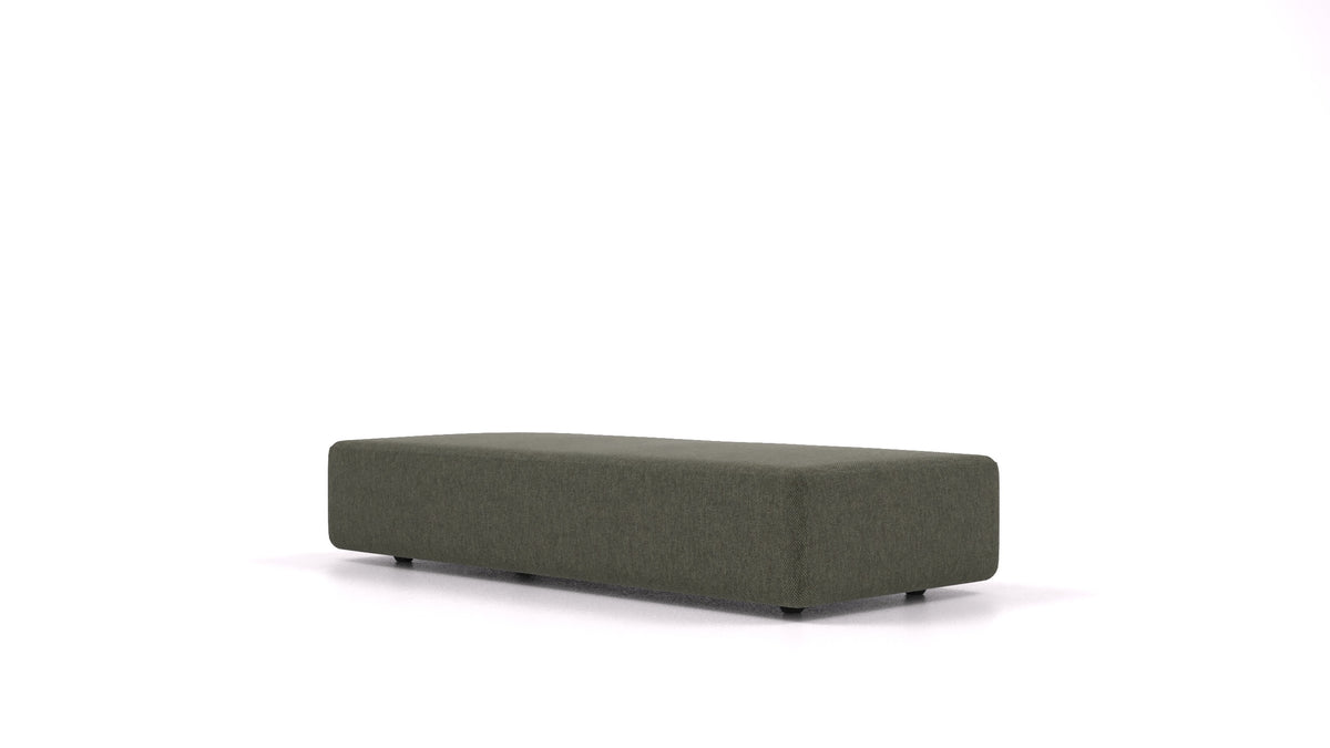 Matacao3 SL, element modularne sedežne FEYDOM v tkanini Velare ET-38 Pine, pogled od spredaj