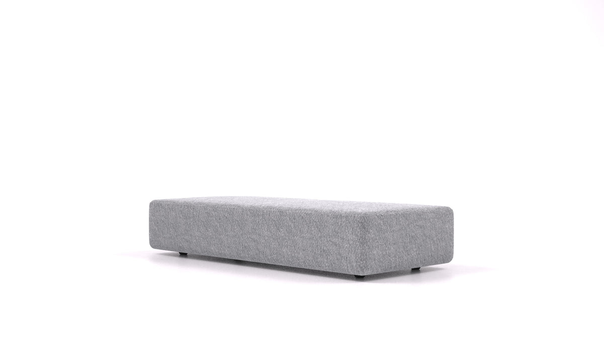 Matacao3 SL, element modularne sedežne FEYDOM v tkanini Phoenix FE-92 Dark Grey, pogled od spredaj