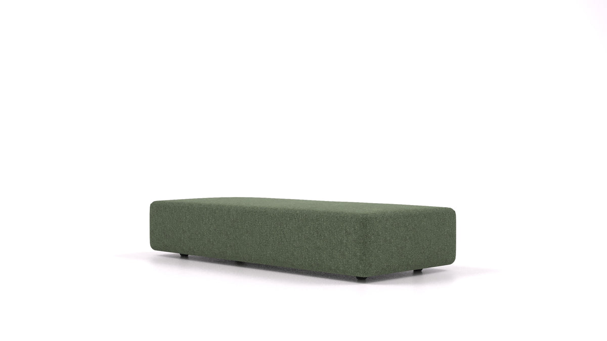 Matacao3 SL, element modularne sedežne FEYDOM v tkanini Icon IC-39 Forest, pogled od spredaj
