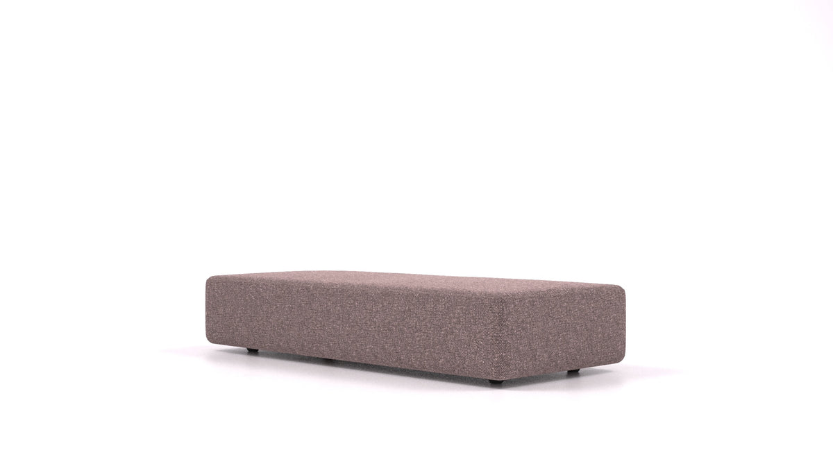 Matacao3 SL, element modularne sedežne FEYDOM v tkanini Icon IC-69 Marmo, pogled od spredaj
