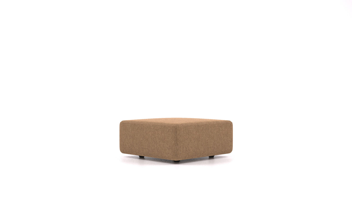 Matacao3 ST, element modularne sedežne FEYDOM v tkanini Velare ET-24 Cappuccino, pogled od spredaj