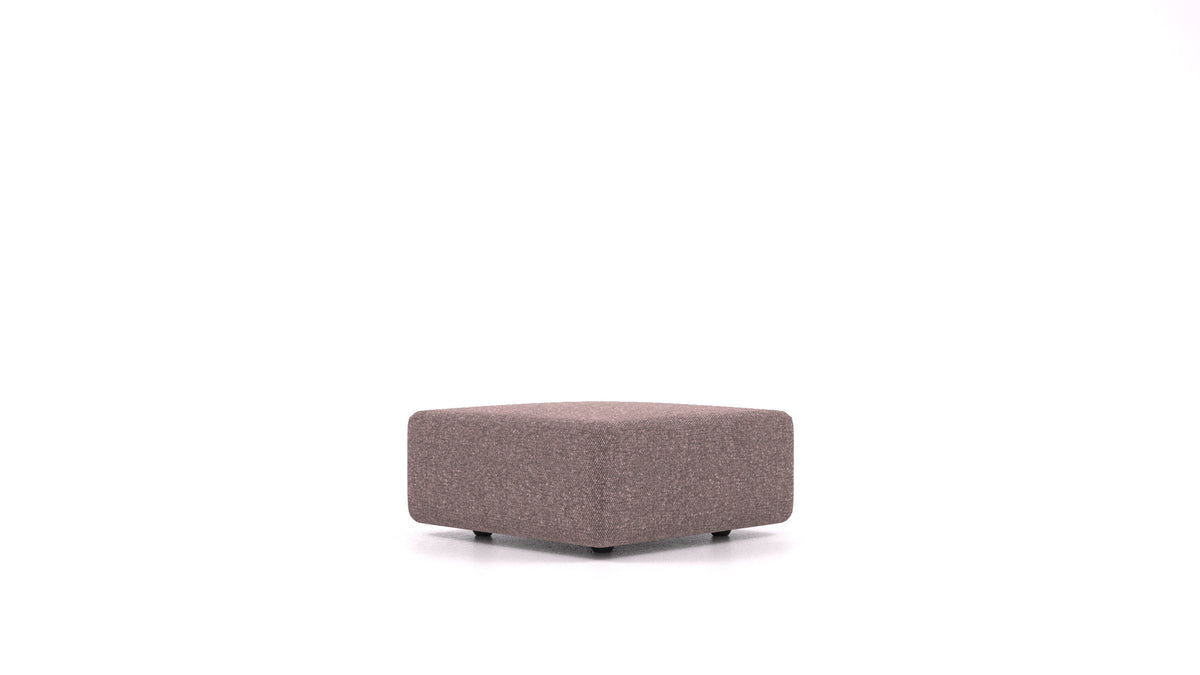 Matacao3 ST, element modularne sedežne FEYDOM v tkanini Icon IC-69 Marmo, pogled od spredaj