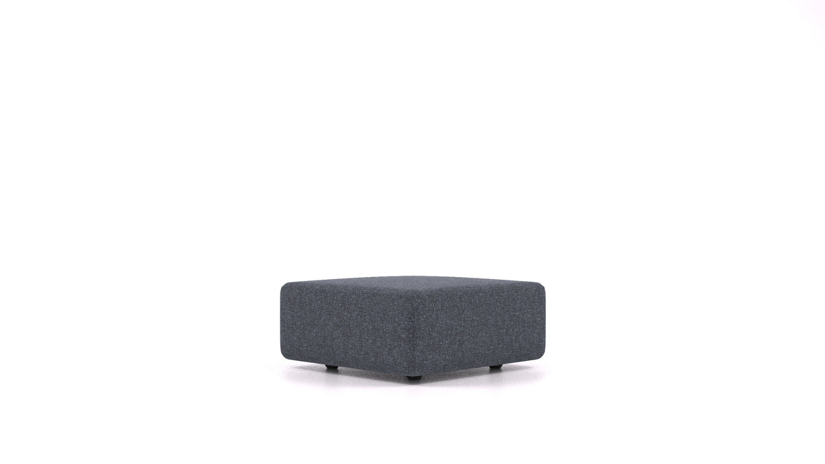Matacao3 ST, element modularne sedežne FEYDOM v tkanini Icon IC-79 Deep Blue, pogled od spredaj