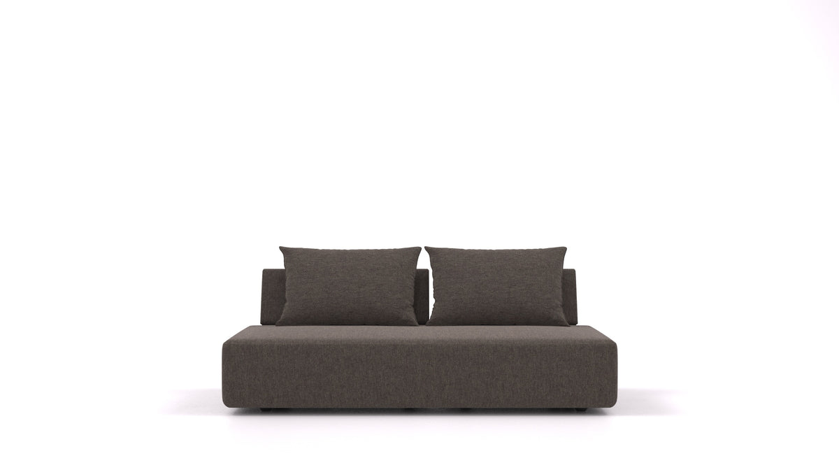 Matacao3 Trosed, modularna sedežna garnitura FEYDOM v tkanini Velare ET-12 Dark Grey, pogled od spredaj