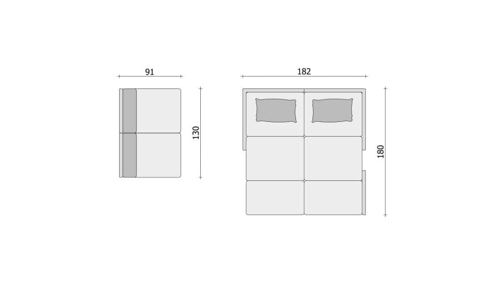 Clooods 4S2+ Zakonsko ležišče + dvosed
