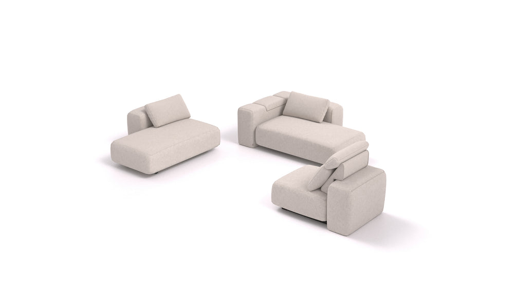 BonBon3 M+ &ndash; 2x Dvosed + Naslonjač