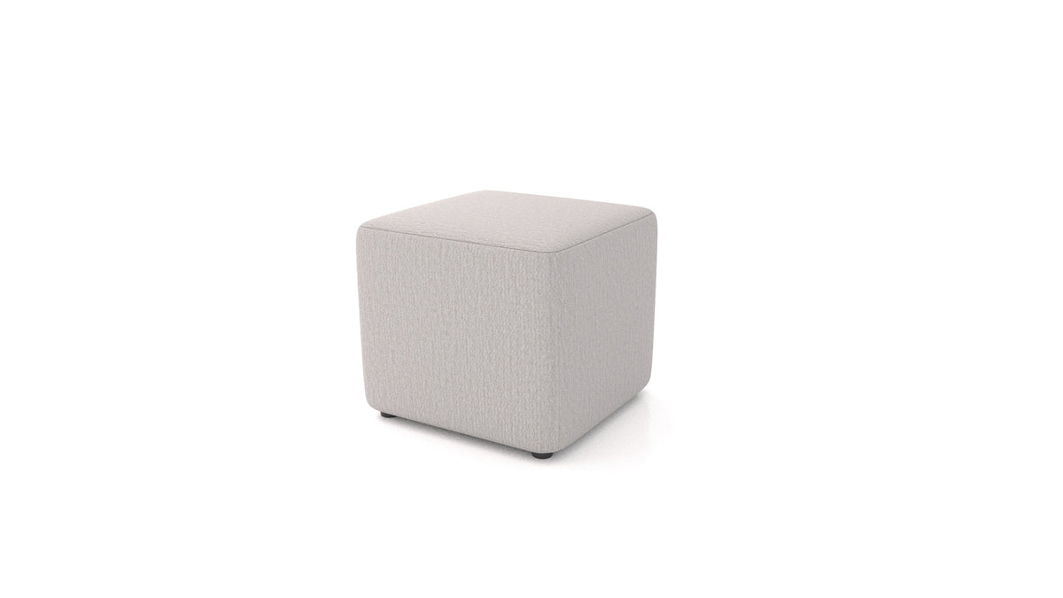 Tabure TA-1, tabure FEYDOM v tkanini Heim HM-86 Light Grey, pogled od spredaj