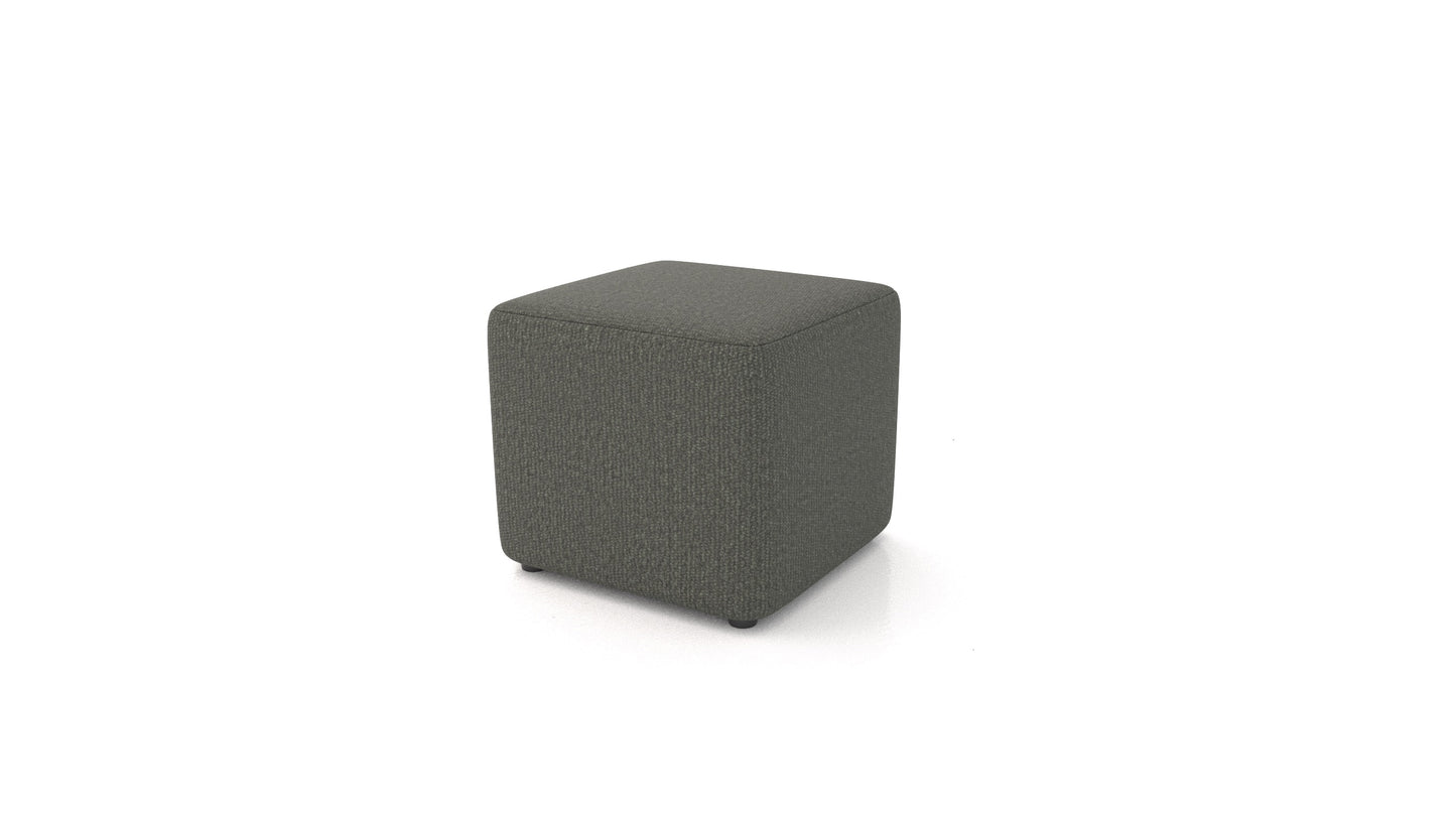 Tabure TA-1, tabure FEYDOM v tkanini Heim HM-98 Dark Grey, pogled od spredaj