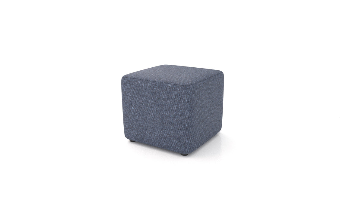 Tabure TA-1, tabure FEYDOM v tkanini Icon IC-79 Deep Blue, pogled od spredaj