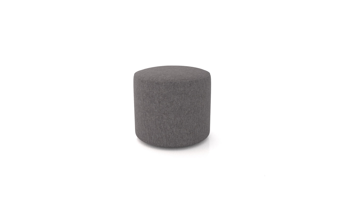 Tabure TA-2, tabure FEYDOM v tkanini Velare ET-12 Dark Grey, pogled od spredaj